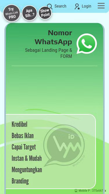 Screenshot of whats.id