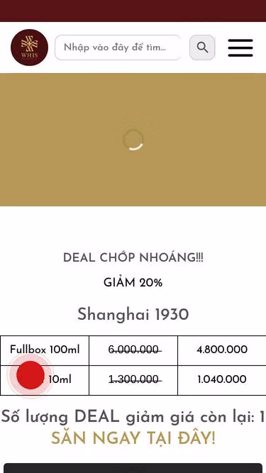 Screenshot of whis.com.vn