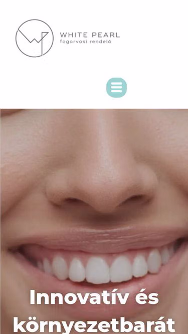 Screenshot of whitepearl.hu
