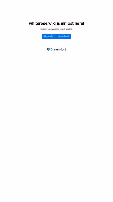 Screenshot of whiterose.wiki