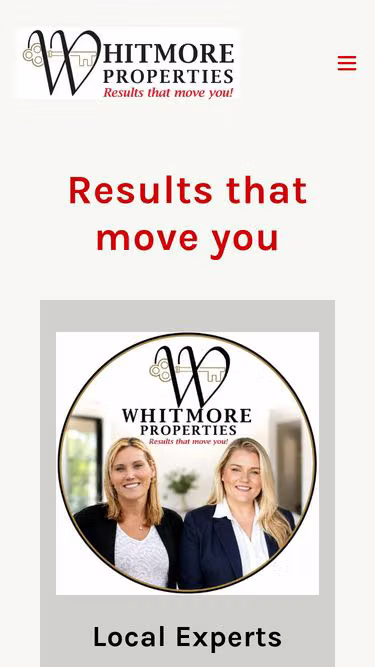 Screenshot of whitmore.realestate