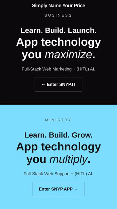 Screenshot of whynot.foundation