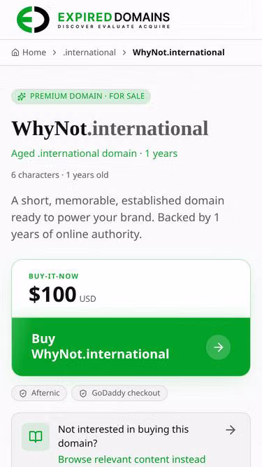 Screenshot of whynot.international