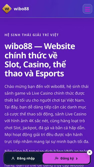 Screenshot of wibo88.one