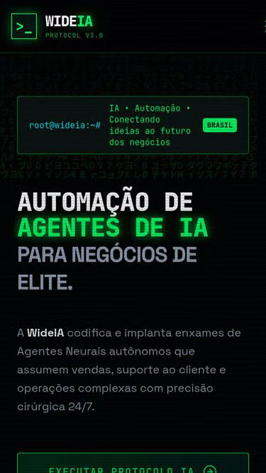 Screenshot of wide.ia.br