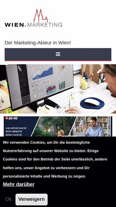 Screenshot of wien.marketing