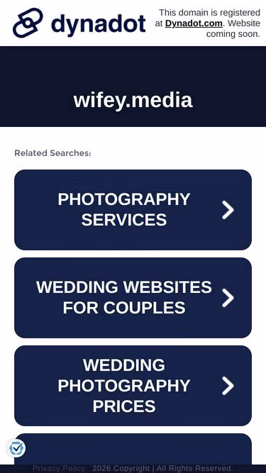 Screenshot of wifey.media