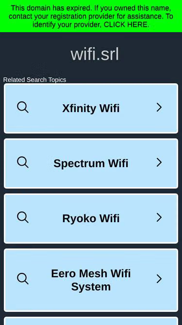 Screenshot of wifi.srl