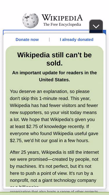 Screenshot of wikipedia.education