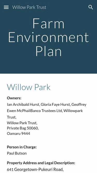 Screenshot of willowpark.co.nz