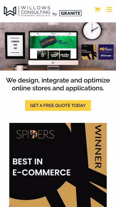 Screenshot of willows.ie
