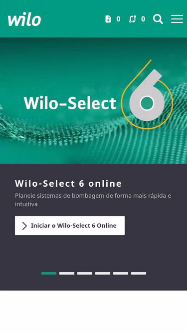 Screenshot of wilo.pt
