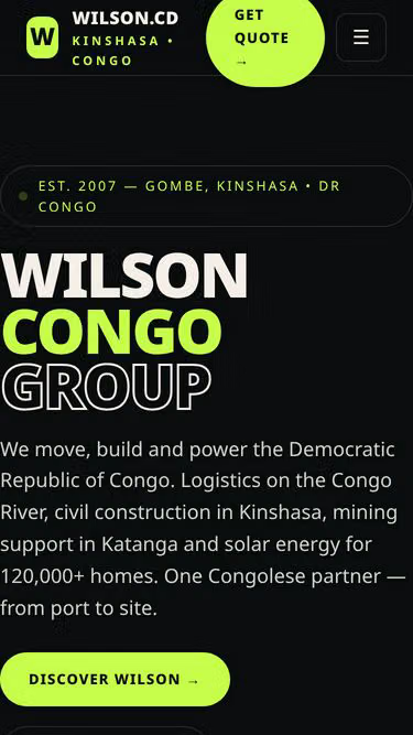 Screenshot of wilson.cd