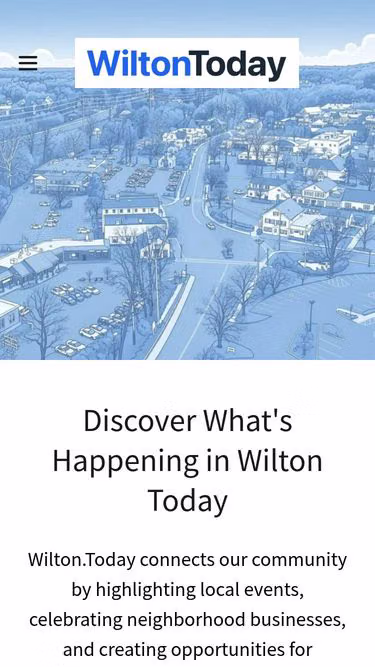 Screenshot of wilton.today