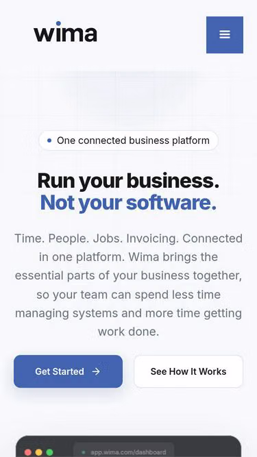 Screenshot of wima.com.au