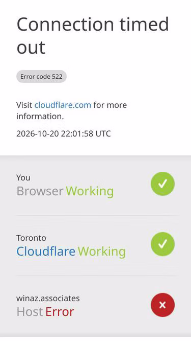 Screenshot of winaz.associates