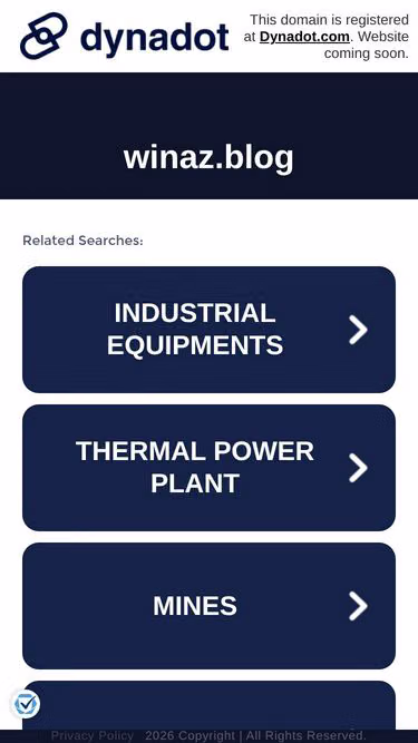 Screenshot of winaz.blog