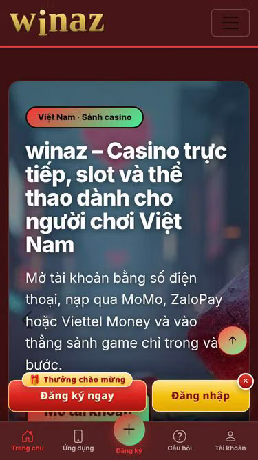 Screenshot of winaz.gold