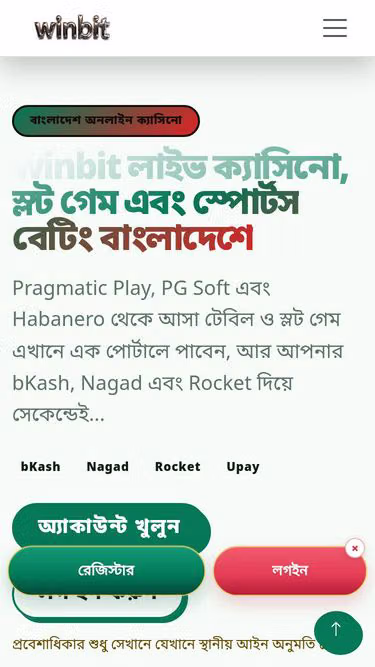 Screenshot of winbit.pro
