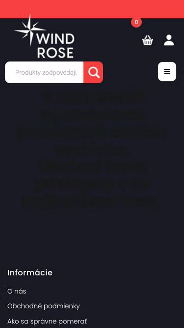 Screenshot of windrose.sk