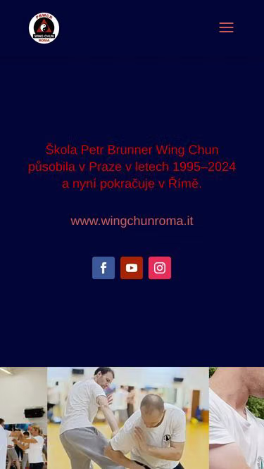 Screenshot of wingchun.cz