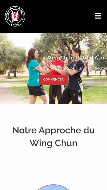 Screenshot of wingchun.fr