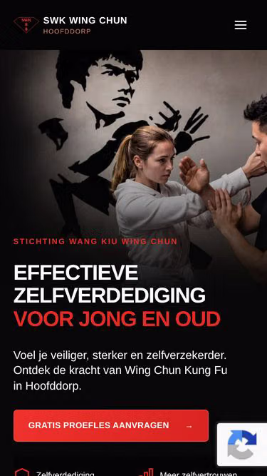 Screenshot of wingchun.nu