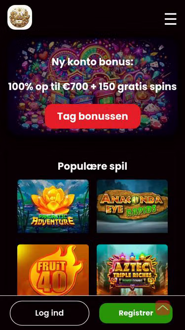 Screenshot of winhero.dk