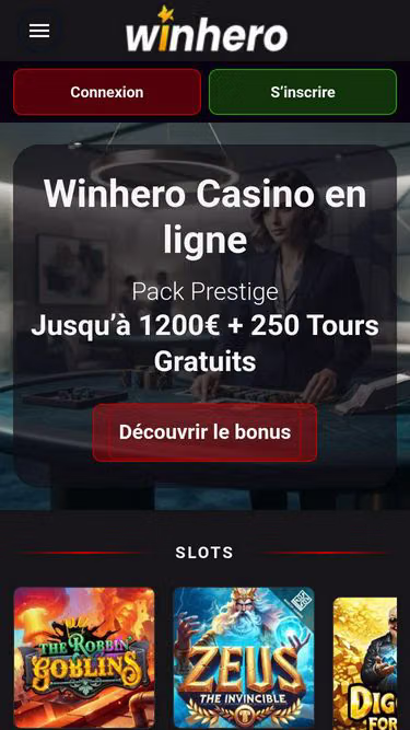 Screenshot of winhero.site