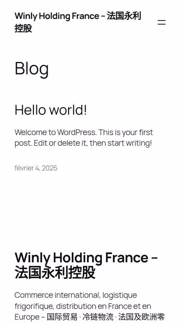 Screenshot of winly.fr