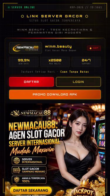 Screenshot of winm.beauty