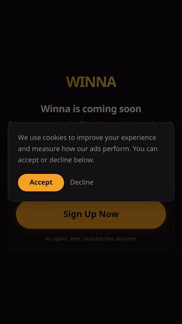Screenshot of winna.uk