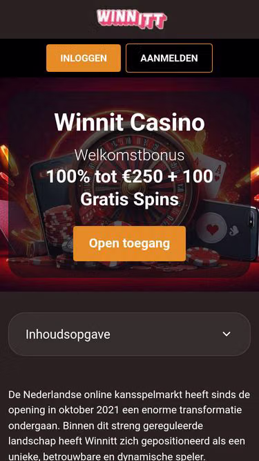 Screenshot of winnit.app