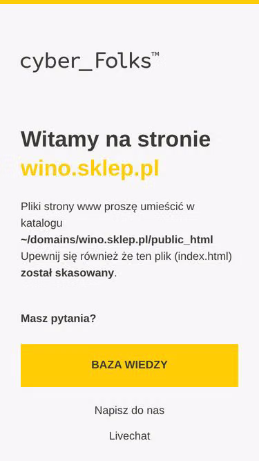 Screenshot of wino.sklep.pl