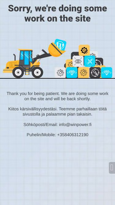 Screenshot of winpower.fi