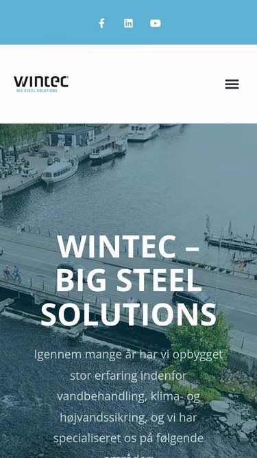 Screenshot of wintec.dk