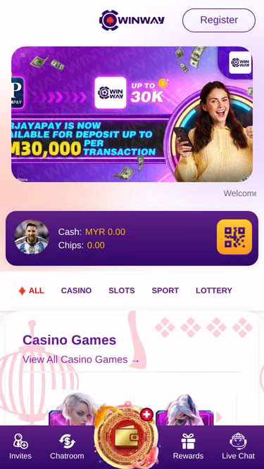 Screenshot of winway33.top