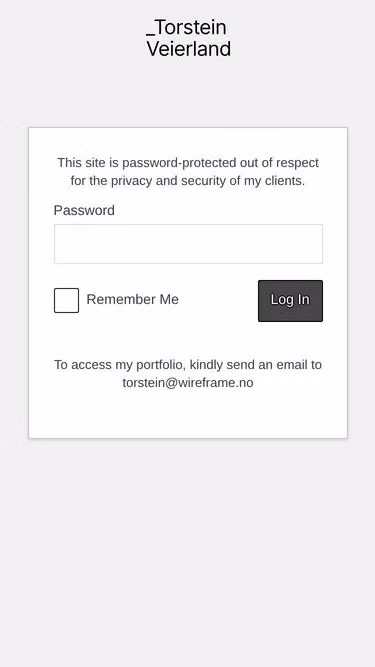 Screenshot of wireframe.no