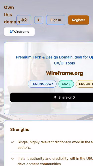 Screenshot of wireframe.org