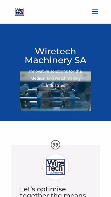 Screenshot of wiretech.ch