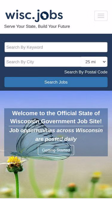 Screenshot of wisc.jobs
