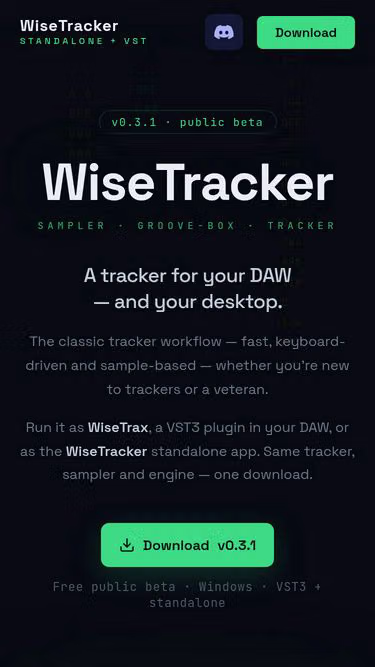 Screenshot of wiseman.se