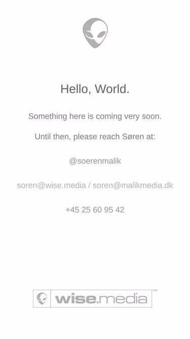Screenshot of wisemedia.dk