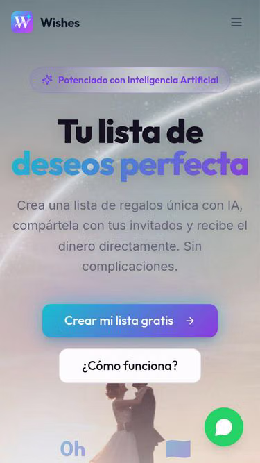 Screenshot of wishes.cl