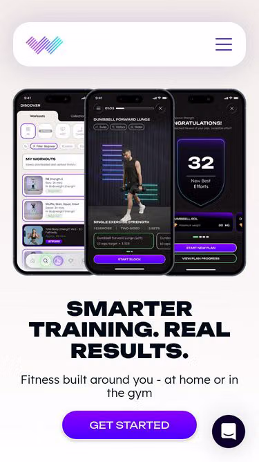 Screenshot of withu.fit