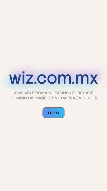 Screenshot of wiz.com.mx