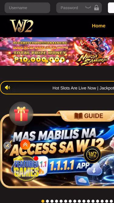 Screenshot of wj2.me