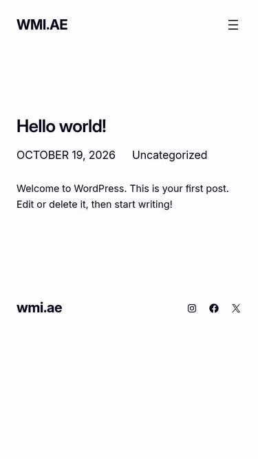 Screenshot of wmi.ae