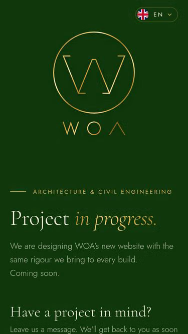 Screenshot of woa.pt