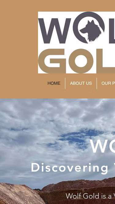 Screenshot of wolfgold.com.au